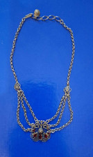 ANTIK! Granatcollier - Collier