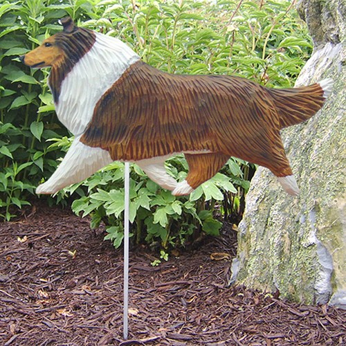 Collie außen garten zeichen - garten,