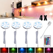 4x RGB LED Unterbauleuchte