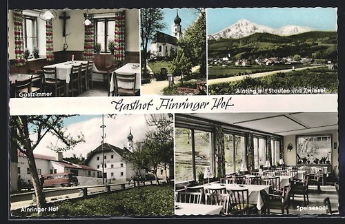 Ainring obb blick auf - ak,