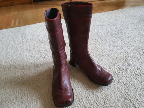 Spiral lederstiefel 38 - lederstiefel,