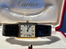 Cartier Tank Quartz 18 kt Gold