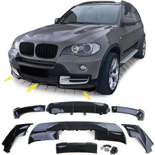 Performance Bodykit Set Front Heck Schwarz Glanz passt für BMW X5 E70 07-10
