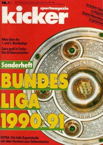 Kicker bundesliga sonderheft - bundesliga,