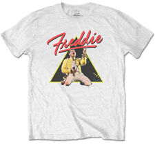 Queen Freddie Mercury Triangle White T-Shirt OFFICIAL