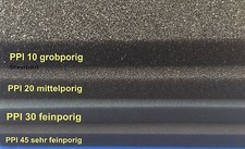 Filtermatte Filterschwamm Filterschaum 50 x 50 x 2 bis 50 x 50 x 15 cm Koi Teich