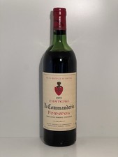 1979 Chateau La Commanderie + Pomerol + 0,75 Liter Rotwein Frankreich (E1)