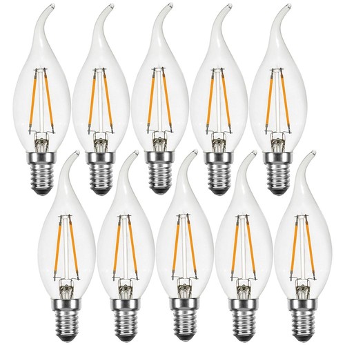 10x led filament kerze - led,
