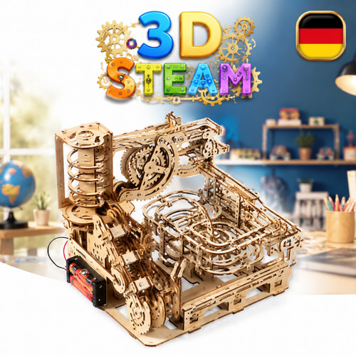 Kugelbahn elektromotor - kugelbahn, 3d
