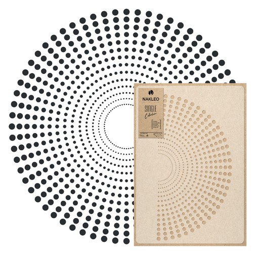 Malschablone punkt mandala - //,