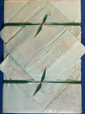 Edle Vintage Tischdecke + 6