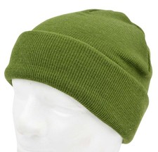 NL Army Rollmütze Watch Cap Holl. Armee Wintermütze BW Mütze Outdoor Wolle Oliv