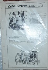 Carter vergaser wcd reglage - carter,