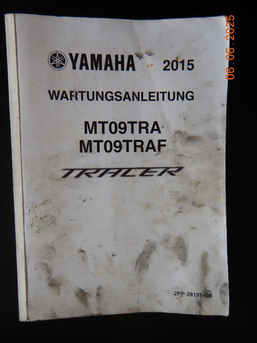 Wartungsanleitung yamaha mt09 - wartungsanleitung,