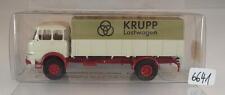 Brekina 1/87 Nr. 94001 Krupp LF 960 LKW Pritsche/Plane Eigenwerbung OVP #6641