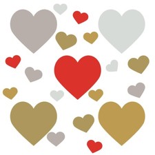 Herzaufkleber