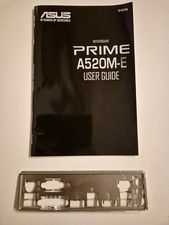 I/O IO Blende Shield für ASUS PRIME A520M-E - inkl. Handbuch