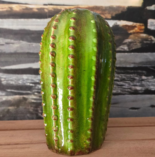 Glas deko kaktus kunstblume - kaktus,