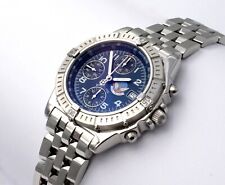 BREITLING WINDRIDER CRONOMAT CHRONOGRAPH "BLUE IMPULSE" REF.: A13353 PAPIERE/BOX