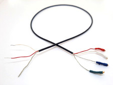 Plattenspieler Tonarm Kabel HQ 2 Kanäle, geschützter Kabeln 400MM