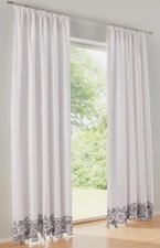 Vorhang weiß 225x135cm HEINE Dekostore Leinen-Optik 1tlg. (3) UVP: 54,99€ 1.7621
