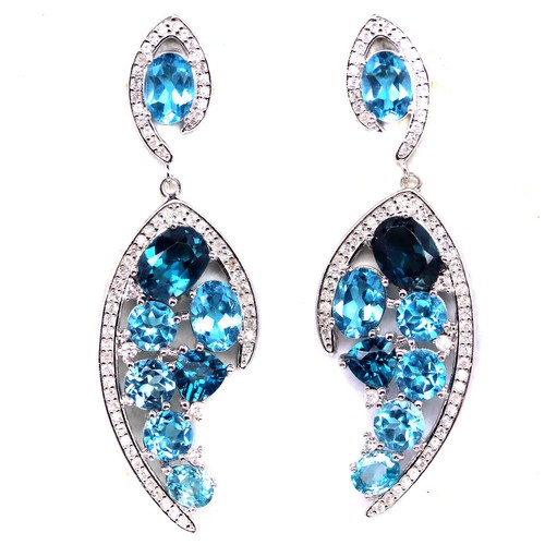 Edelstein ohrringe london blue - edelstein,