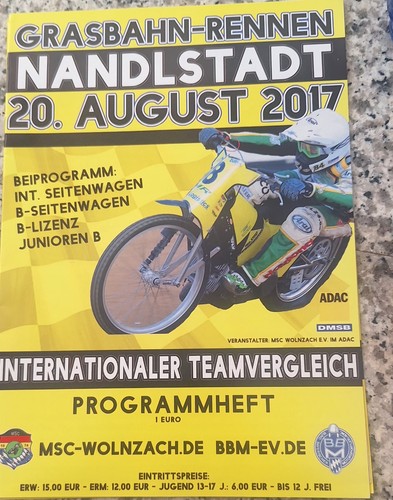 Programm sandbahn grasbahn - programm,