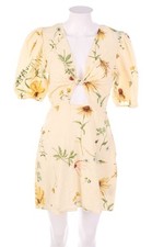 H&M Kleid Minikleid S gelb