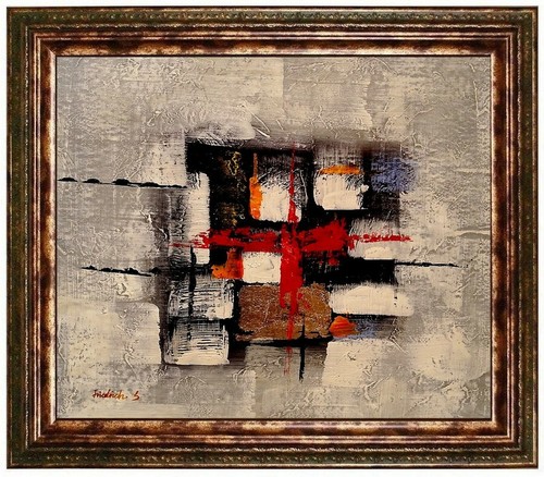 ölbild abstrakt ölgemälde - abstrakt,