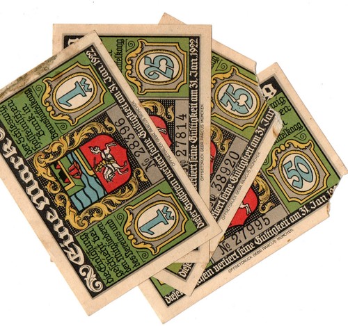 Notgeld brunsbüttel koog - notgeld,