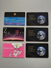 6 Telefonkarten, Telekom, verschiedene Motive, neu, ungebraucht