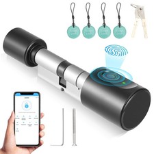 4 IN 1 Smart Schließzylinder mit Bluetooth APP Fingerprint IC-Karte Türschloss