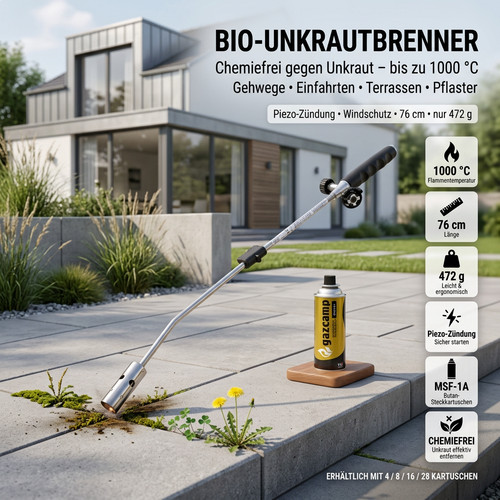 Gazcamp bio unkrautbrenner mit - gazcamp, bio-unkrautbrenner