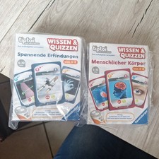 2er Set TIP TOI Menschlicher Körper, spannende Erfindungen Lernspiel Quiz 6-10 J