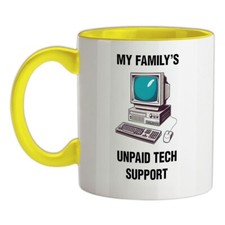 Mein Family's Unpaid Tech Unterstützung - Keramik Tasse - Lustig Computer Fix It