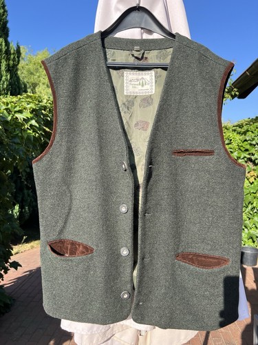 Weste wolle grün tracht - grün, von
