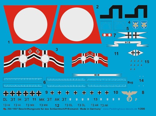 Peddinghaus decals 200 1557 - peddinghaus-decals, 1:200