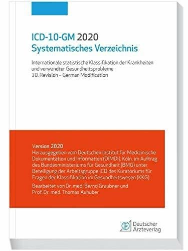 Icd 2020 systematisches - icd-10-gm,