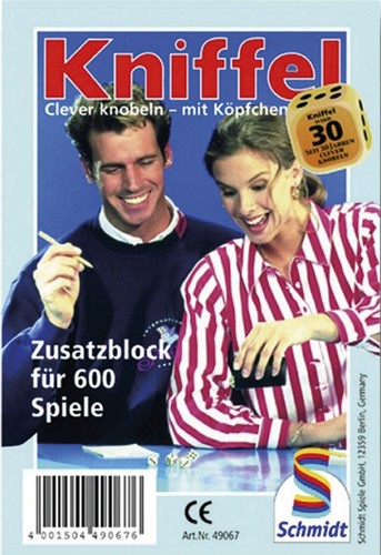 Kniffelblock 600 spiele - kniffelblock,
