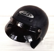 Motorradhelm Jet- Helm Rocc Größe L in schwarz Mopedhelm Bike Helmet