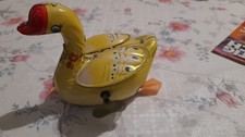 Altes Blechspielzeug Ente Mit