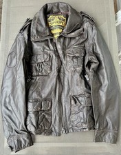 Superdry Lederjacke Herren Gr