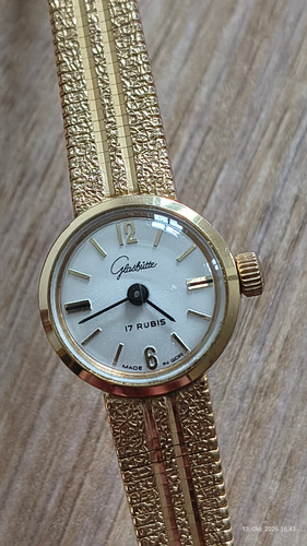 Glashütte rubis damenuhr - glashütte, 17
