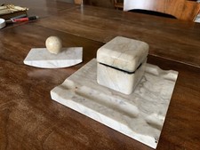 Antik Schreibtischgarnitur