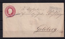 AO980) Preussen Ganzsache gelaufen mit Stempel HIRSCHBERG