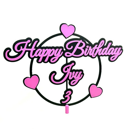 Caketopper personalisiert - caketopper,