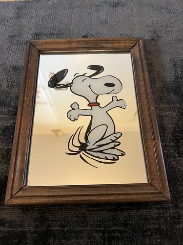 Vintage spiegel snoopy - vintage,