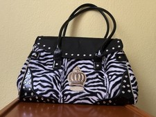 Pompööse Luxus Handtasche Harald Glööckler - mit Krone + Krasssteine 45x30 cm