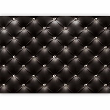Lederoptik schwarz steppmuster - schwarz,