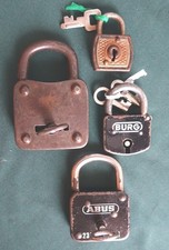 4 alte Vorhang - Schlösser